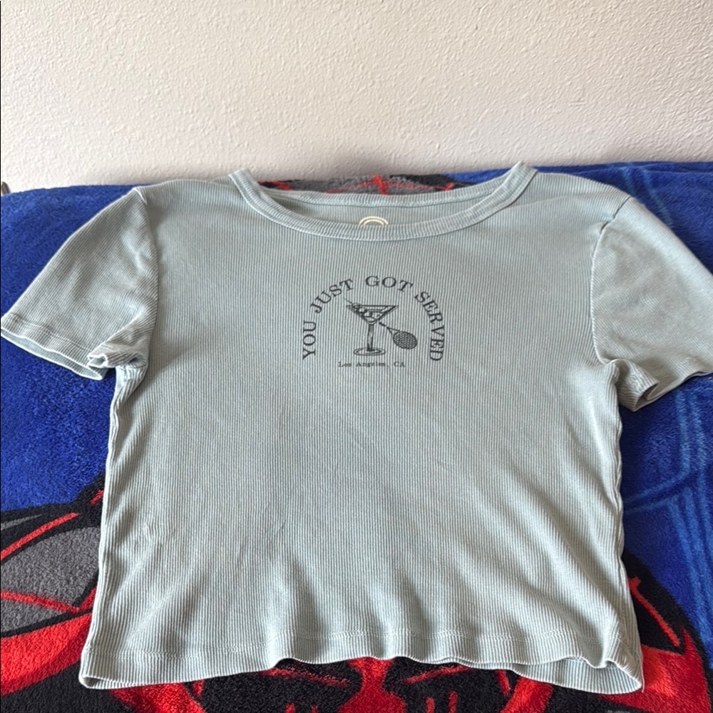 Light Blue Graphic Tee